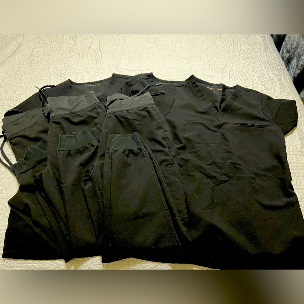 Black Mandala Scrubs